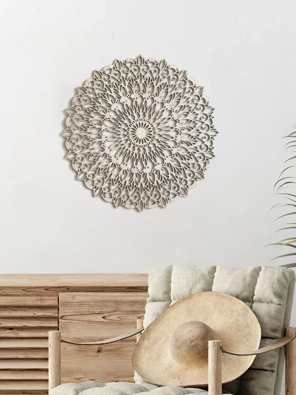 décoration murale en bois style boheme chic