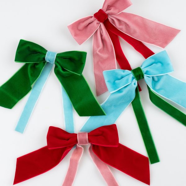 decorative velvet bows